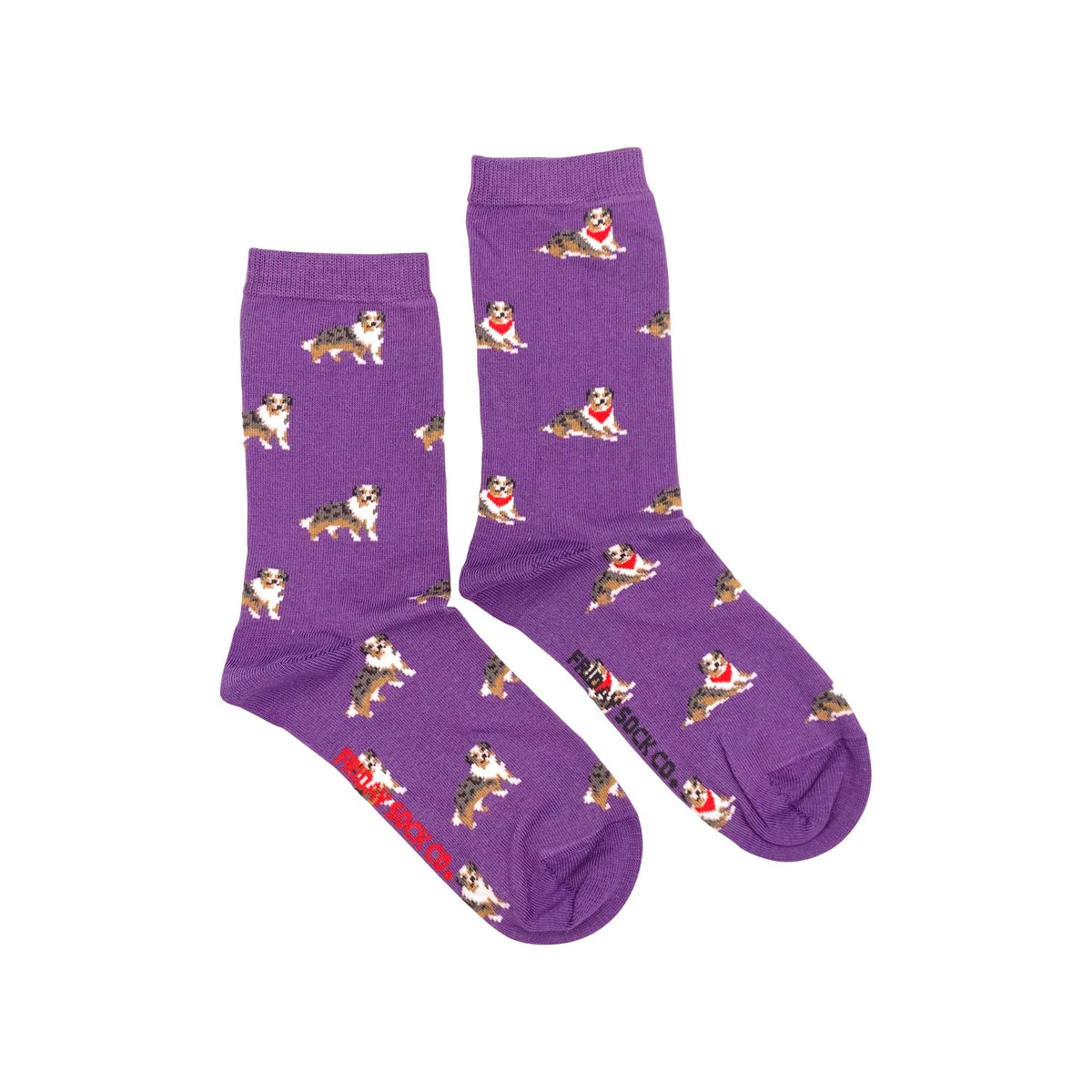Women's Australian Shepherd Socks Mismatched Socks Friday Sock Co.