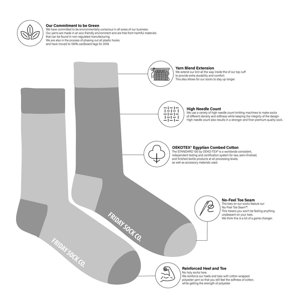 Men's Record & Headphone Socks-Men's Socks-Canada-Friday Sock Co.