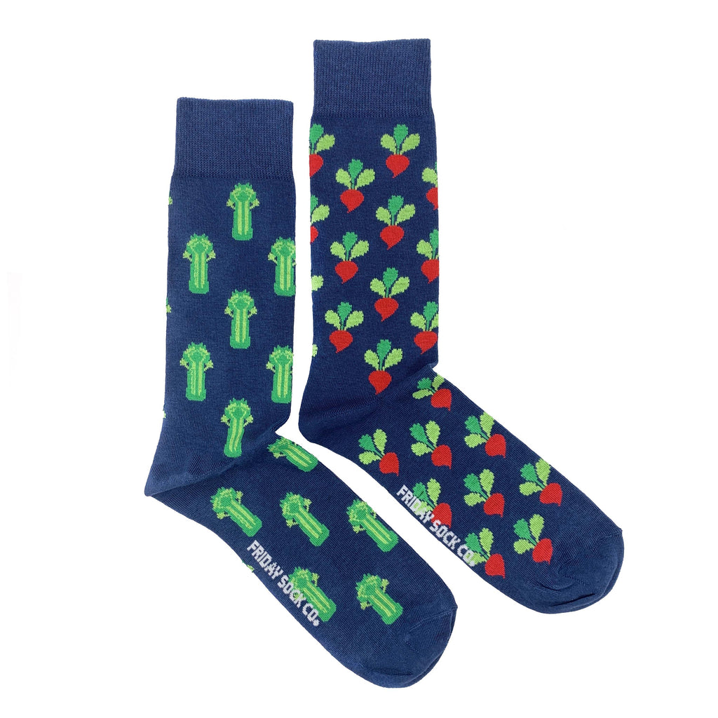 Men's Celery & Radish Veggie Socks-Canada-Friday Sock Co.