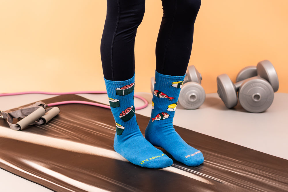 Women's Sushi Day Athletic Socks