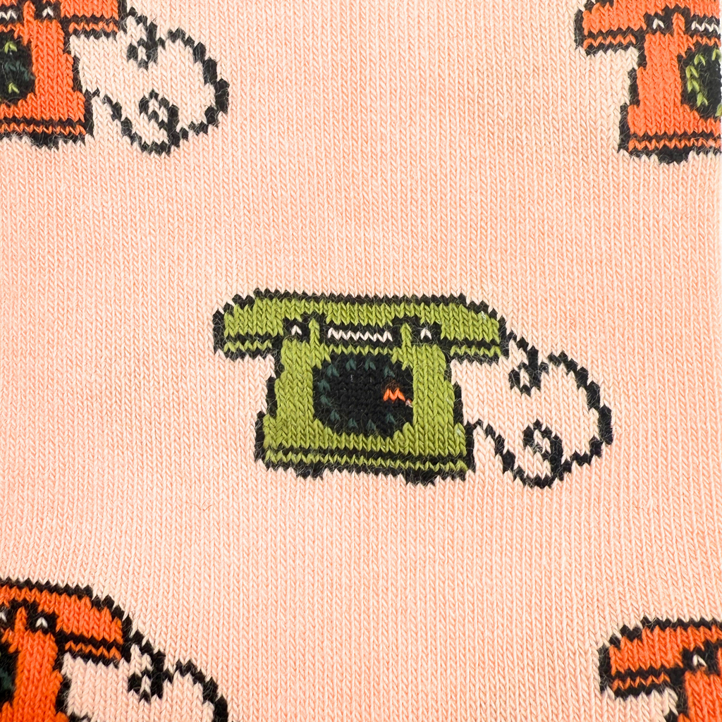 Women's Vintage Phone Socks