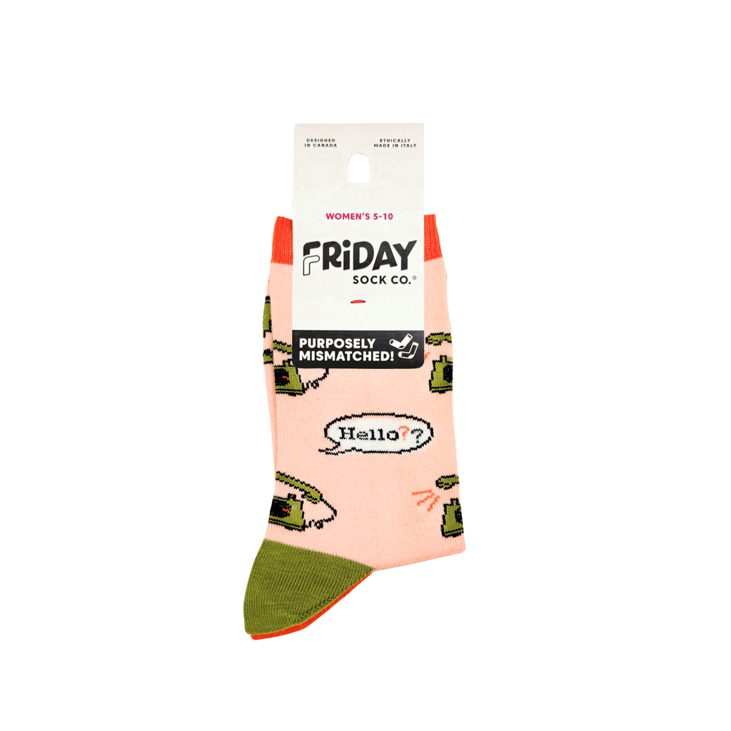 Women's Vintage Phone Socks