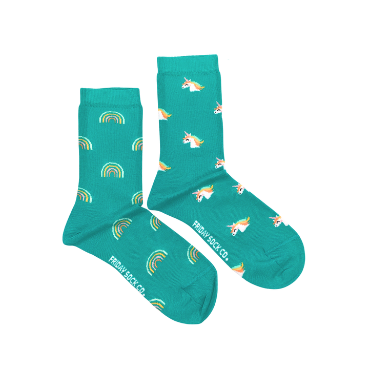 Women’s Magical Unicorn &amp; Rainbow Socks