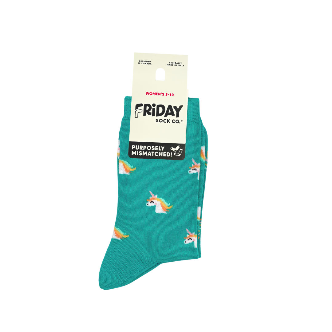 Women’s Magical Unicorn &amp; Rainbow Socks