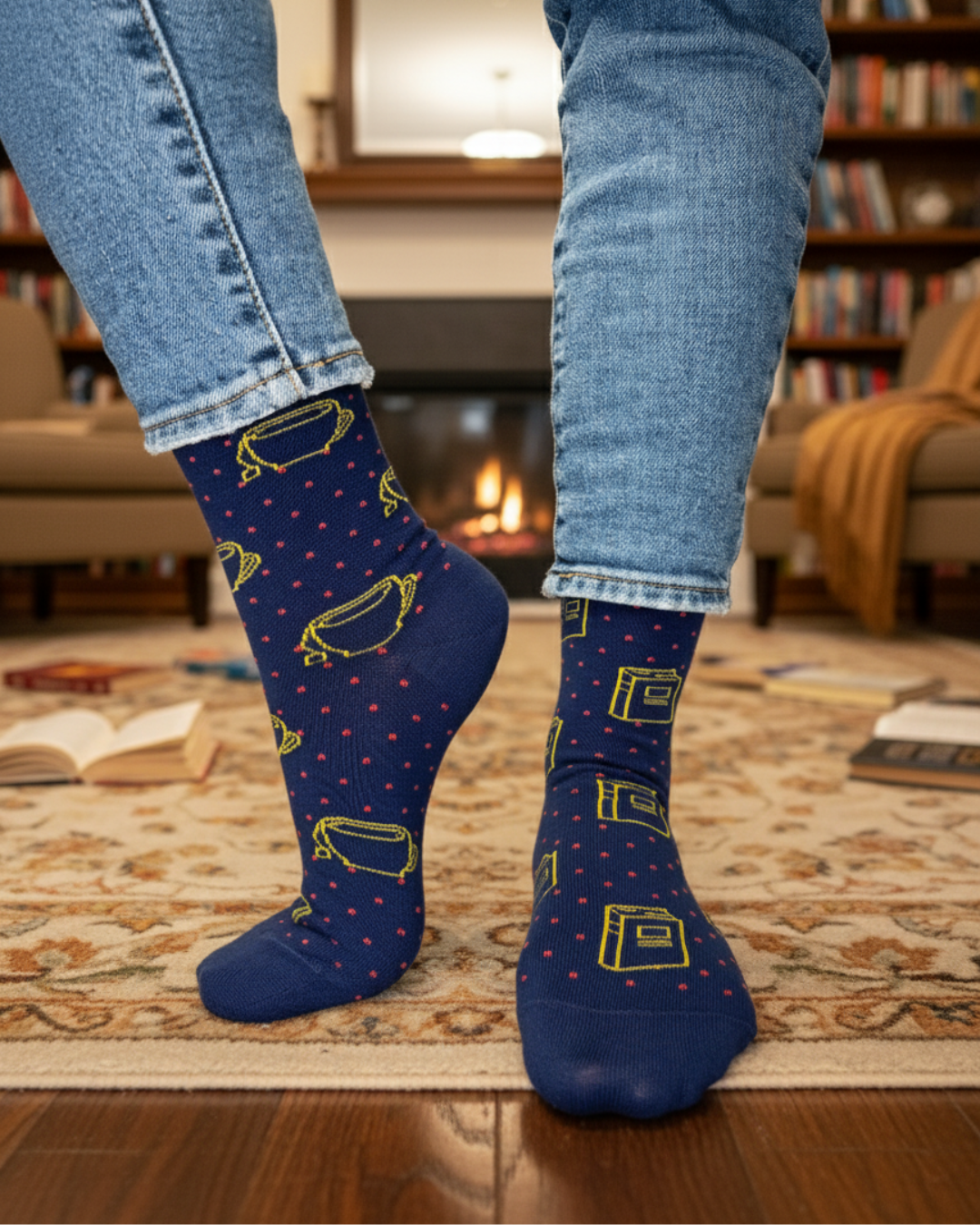 Women’s Book &amp; Tea Socks