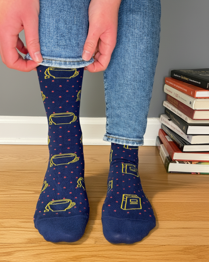 Women’s Book &amp; Tea Socks