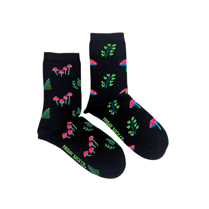 Women’s Neon Mushroom Socks
