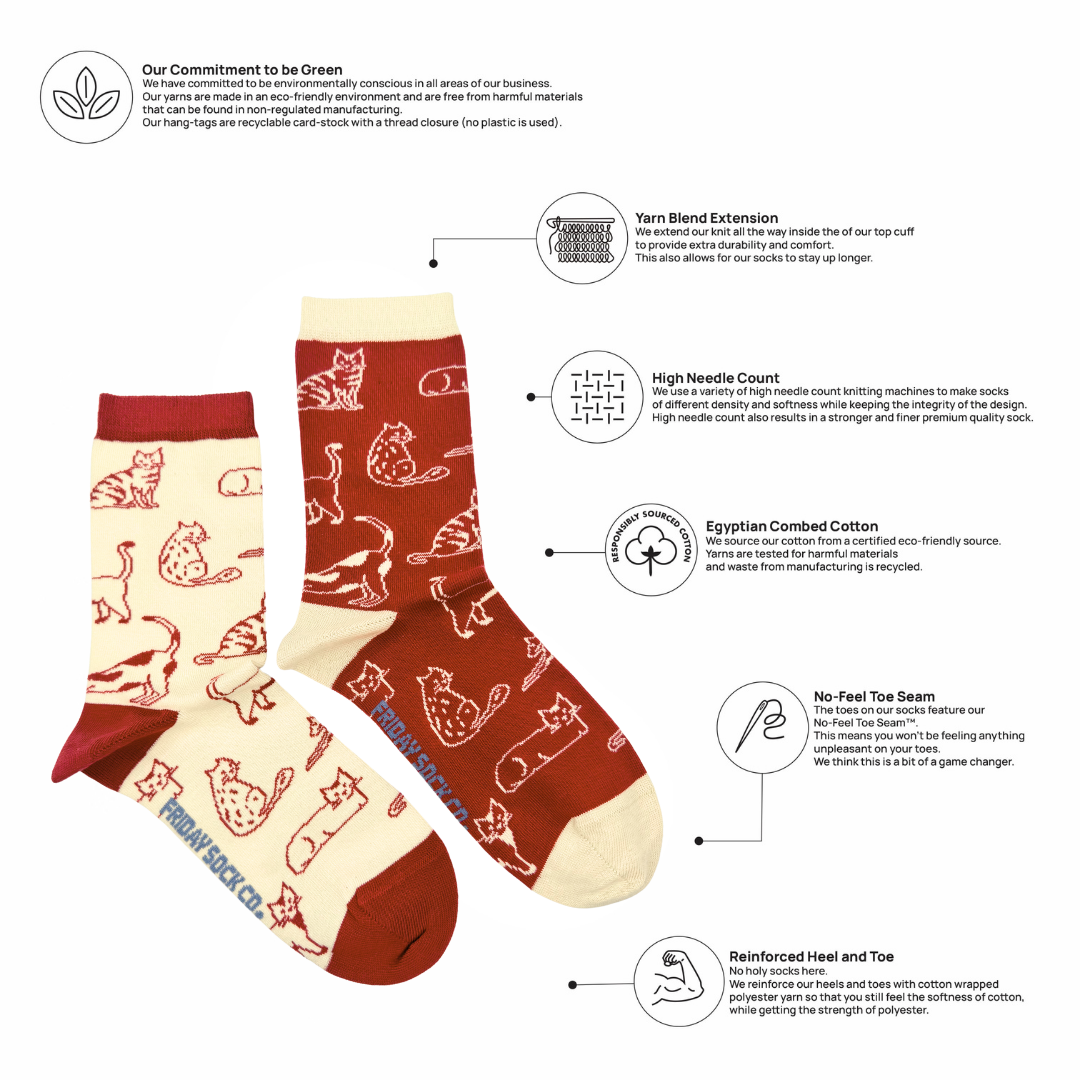 Women's Cats TDG Socks