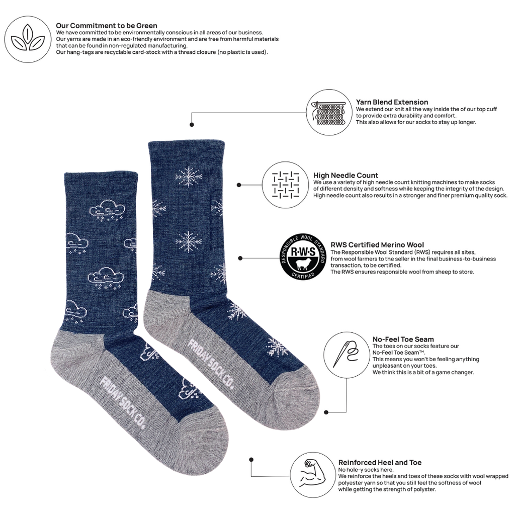 Women's Winter Merino Wool Socks