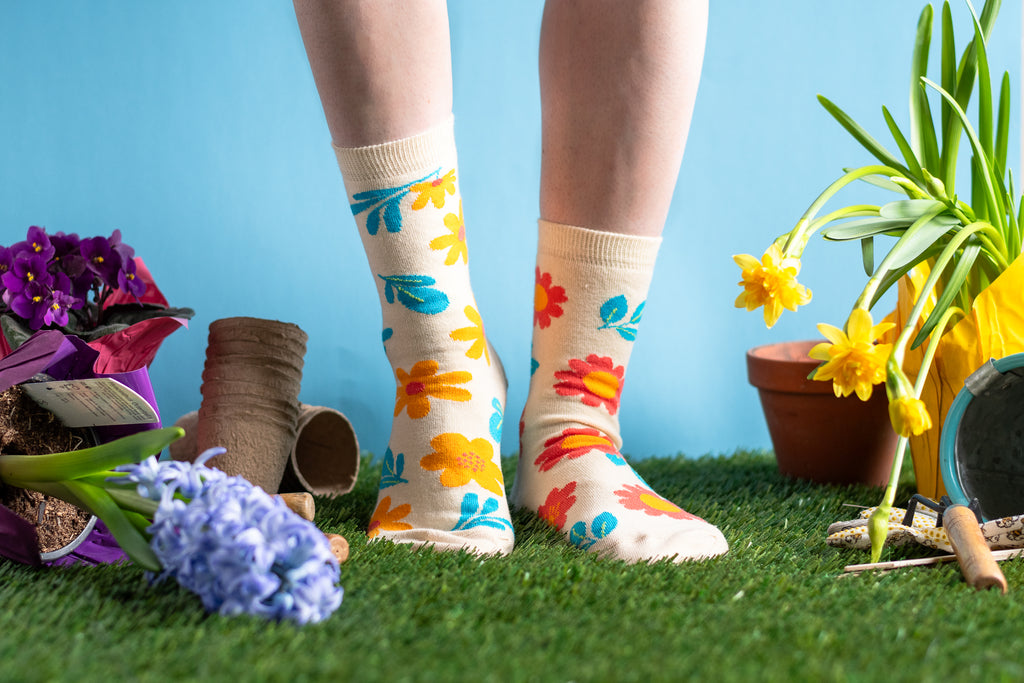 Women's Fun Flowers Socks