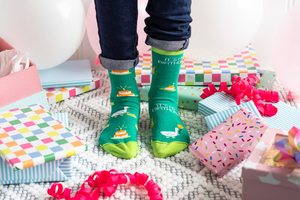 Kids Mismatched Birthday Socks