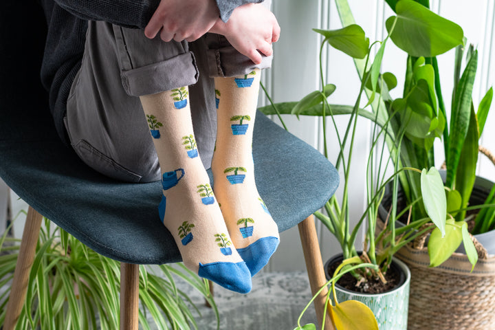 Kids Mismatched Plant Socks