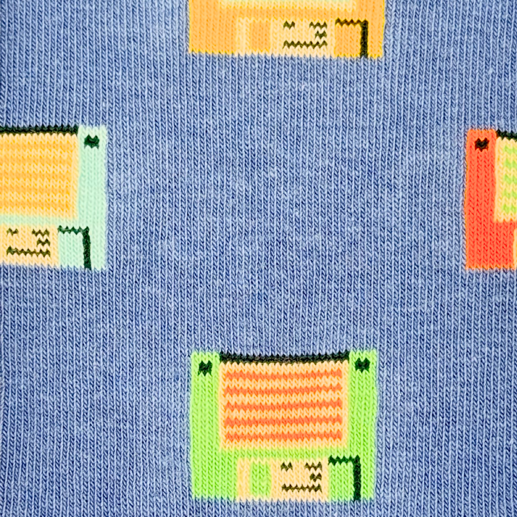 Men's Floppy Disc/Old Computer Socks