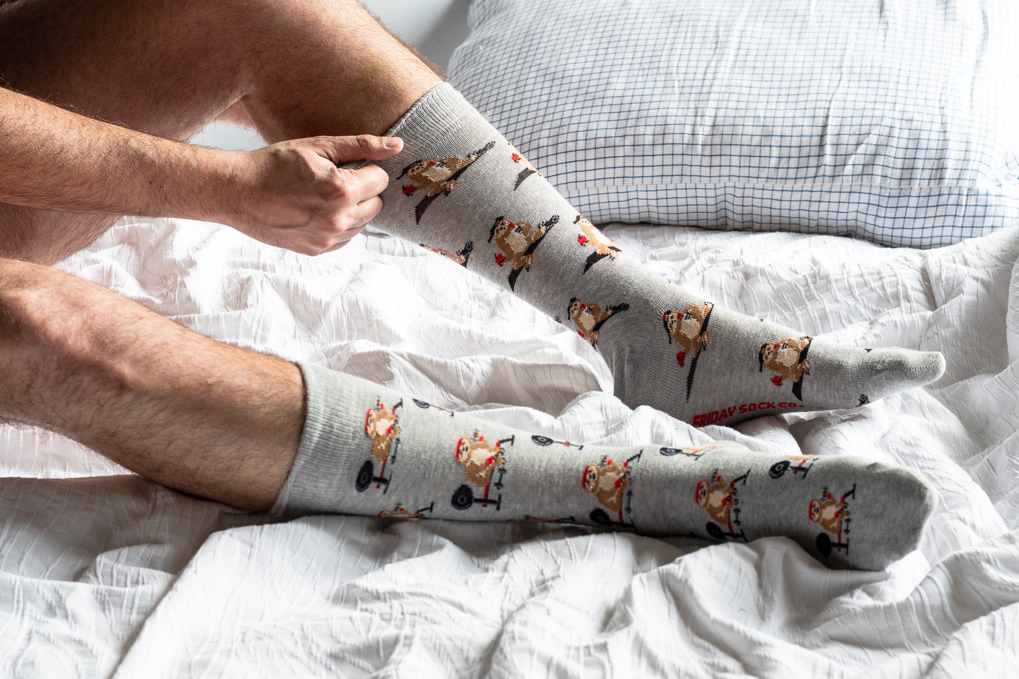 MC00303 Men's Sloth Working out Socks Lifestyle