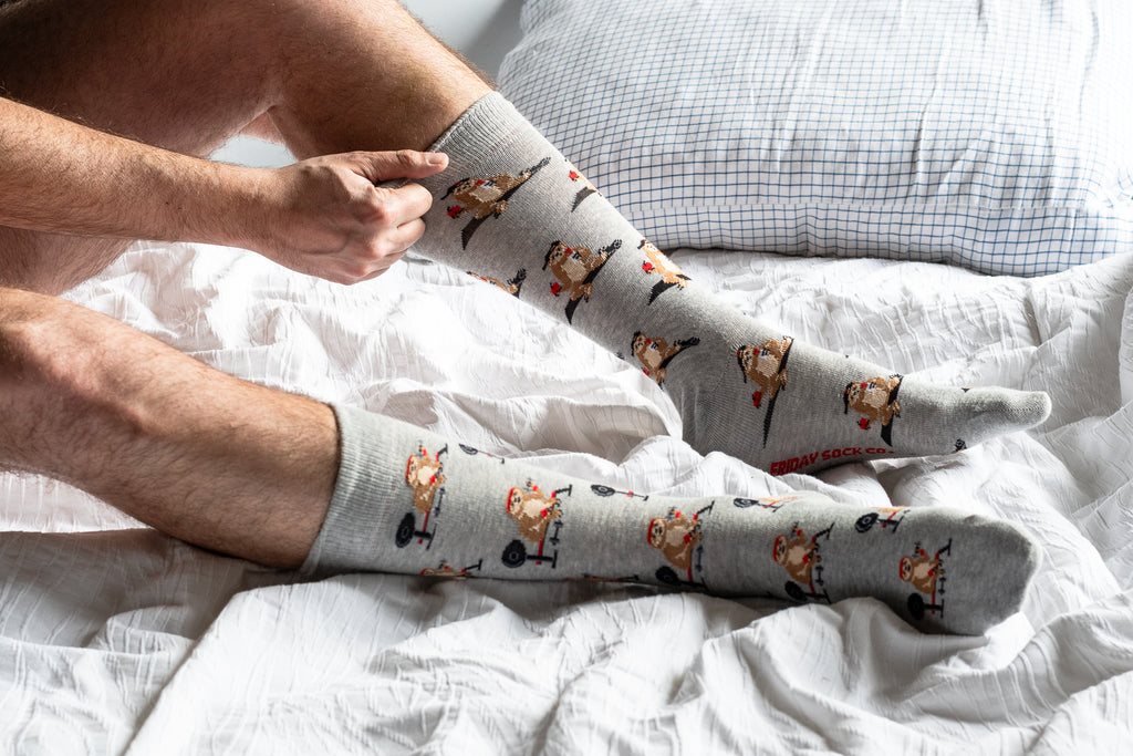 MC00303 Men's Sloth Working out Socks Lifestyle