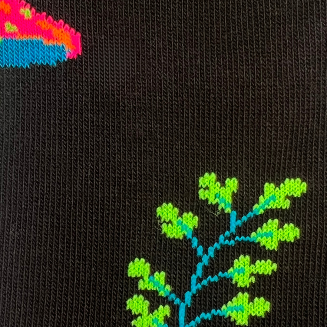 Women’s Neon Mushroom Socks