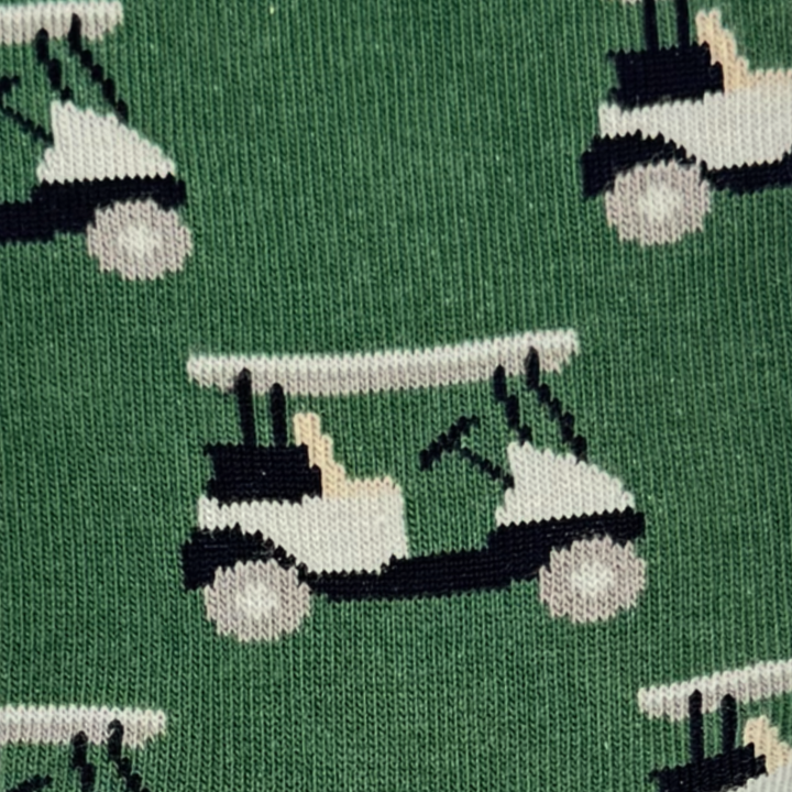 Men's Golf Cart & Green Socks