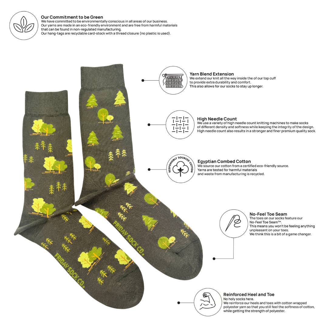 Men's Trees TDG Socks