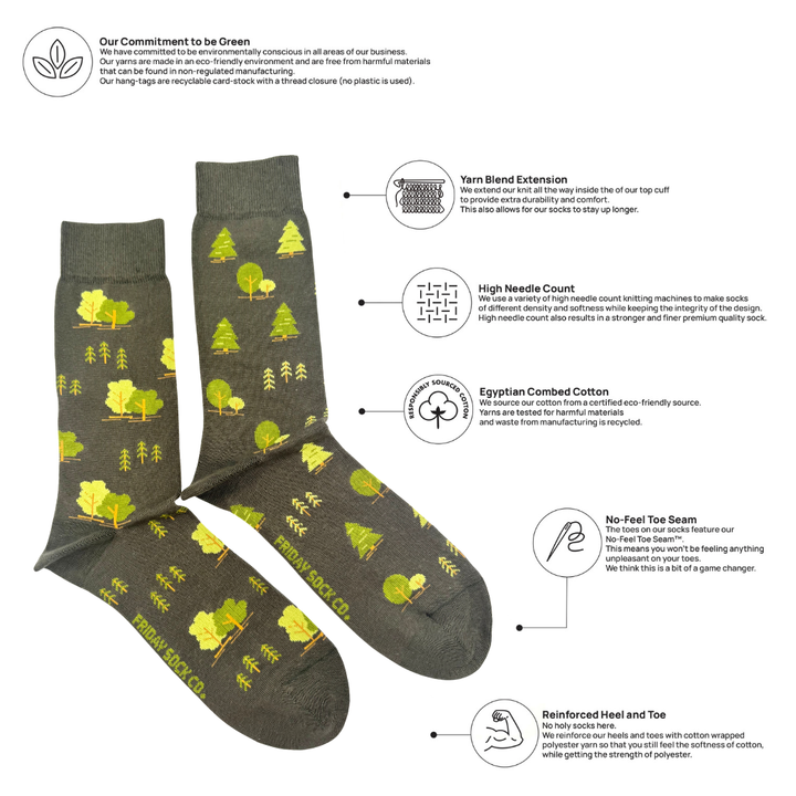 Men's Trees TDG Socks