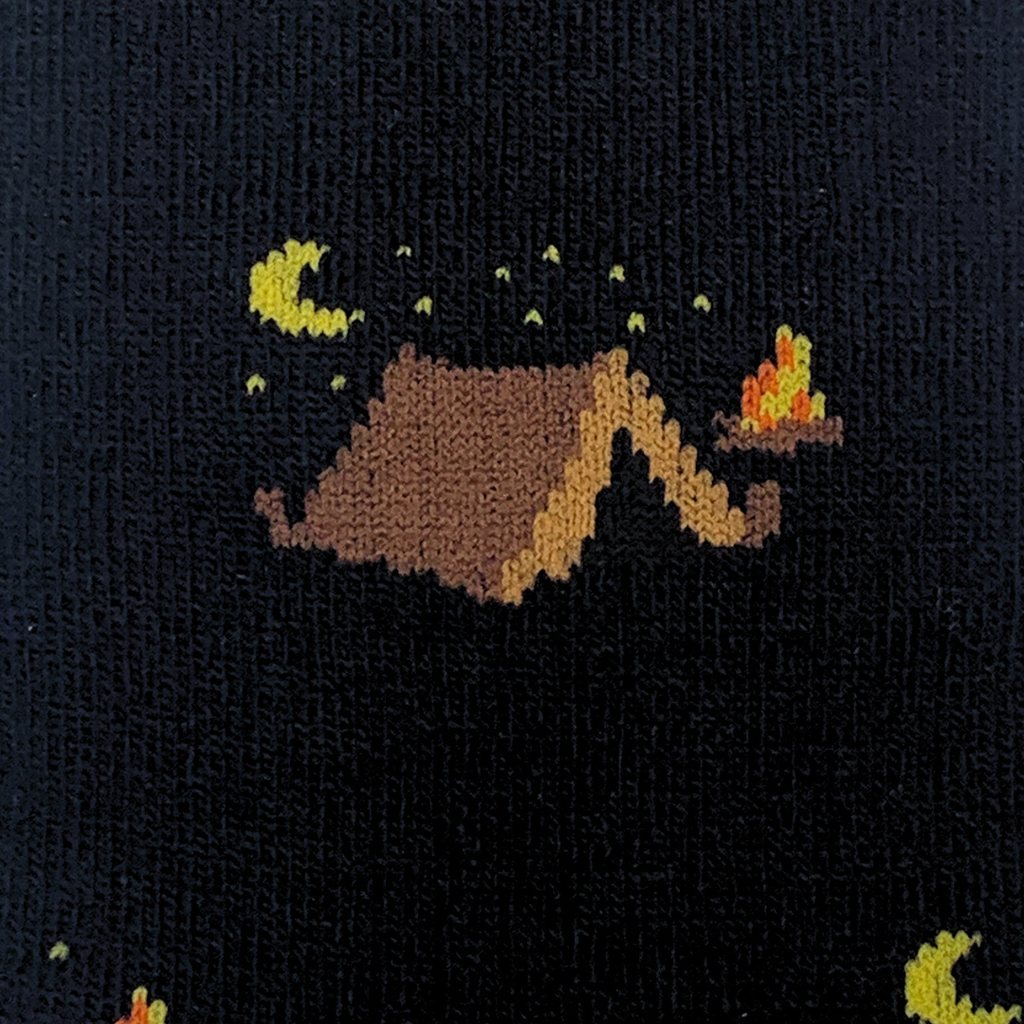 Women's Camping at Night Merino Wool Socks