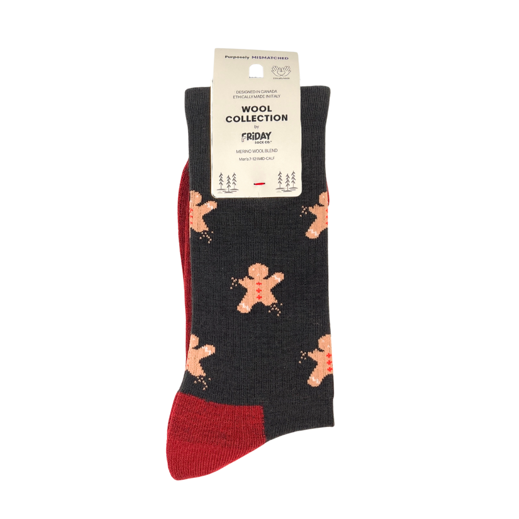 Men's Gingerbread Merino Wool Socks