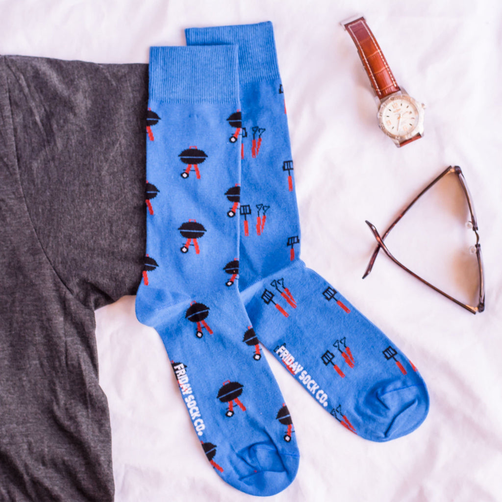 Men's BBQ Flipper & BBQ Socks-Canada-Friday Sock Co.