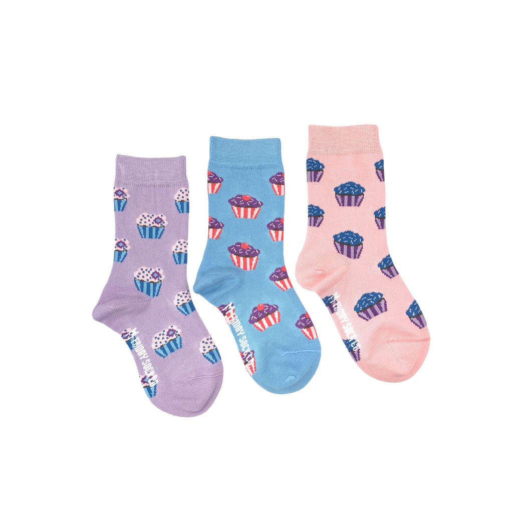 Kid's Cupcake Socks-Kid's Socks-Canada-Friday Sock Co.