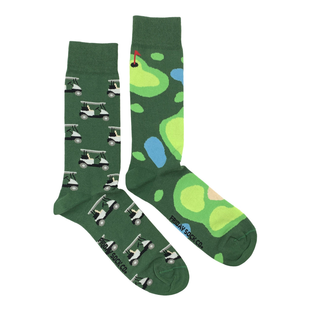 Men's Golf Cart & Golf Socks-Socks-Canada-Friday Sock Co.