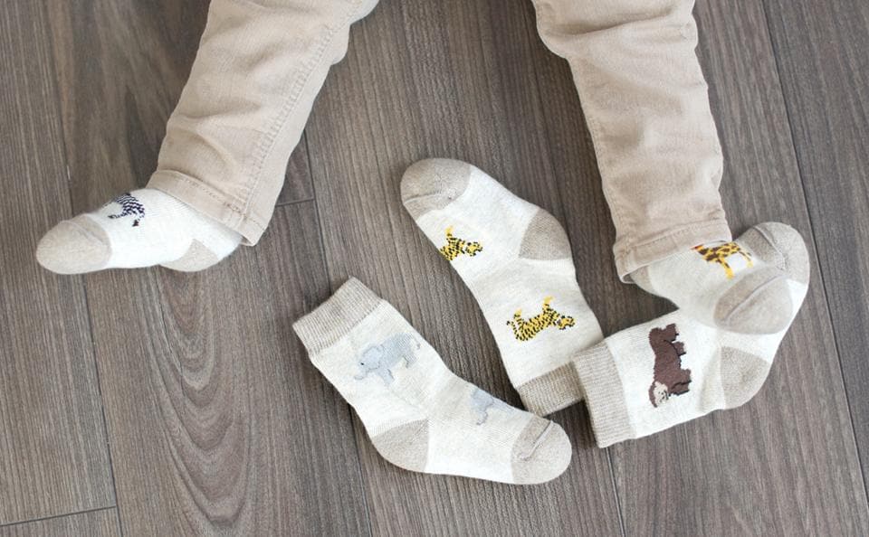 Baby Zoo Socks-Baby Socks-Canada-Friday Sock Co.