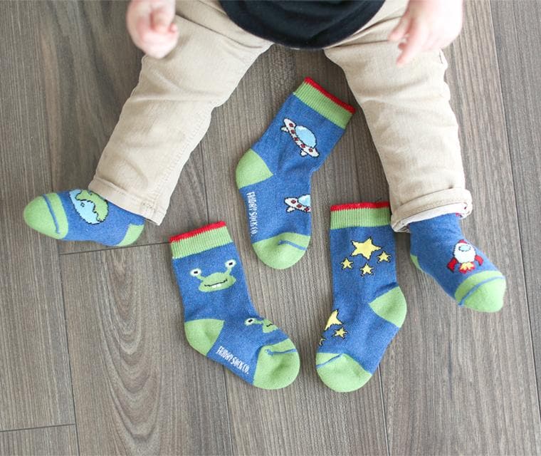 Baby Space Socks-Baby Socks-Canada-Friday Sock Co.