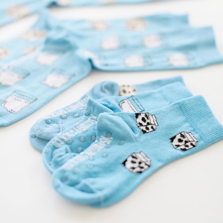 Kid's Milk & Cookie Socks-Kid's Socks-Canada-Friday Sock Co.