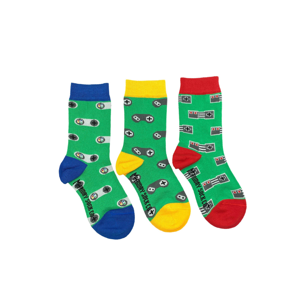 Kid's Video Game Socks-Kid's Socks-Canada-Friday Sock Co.