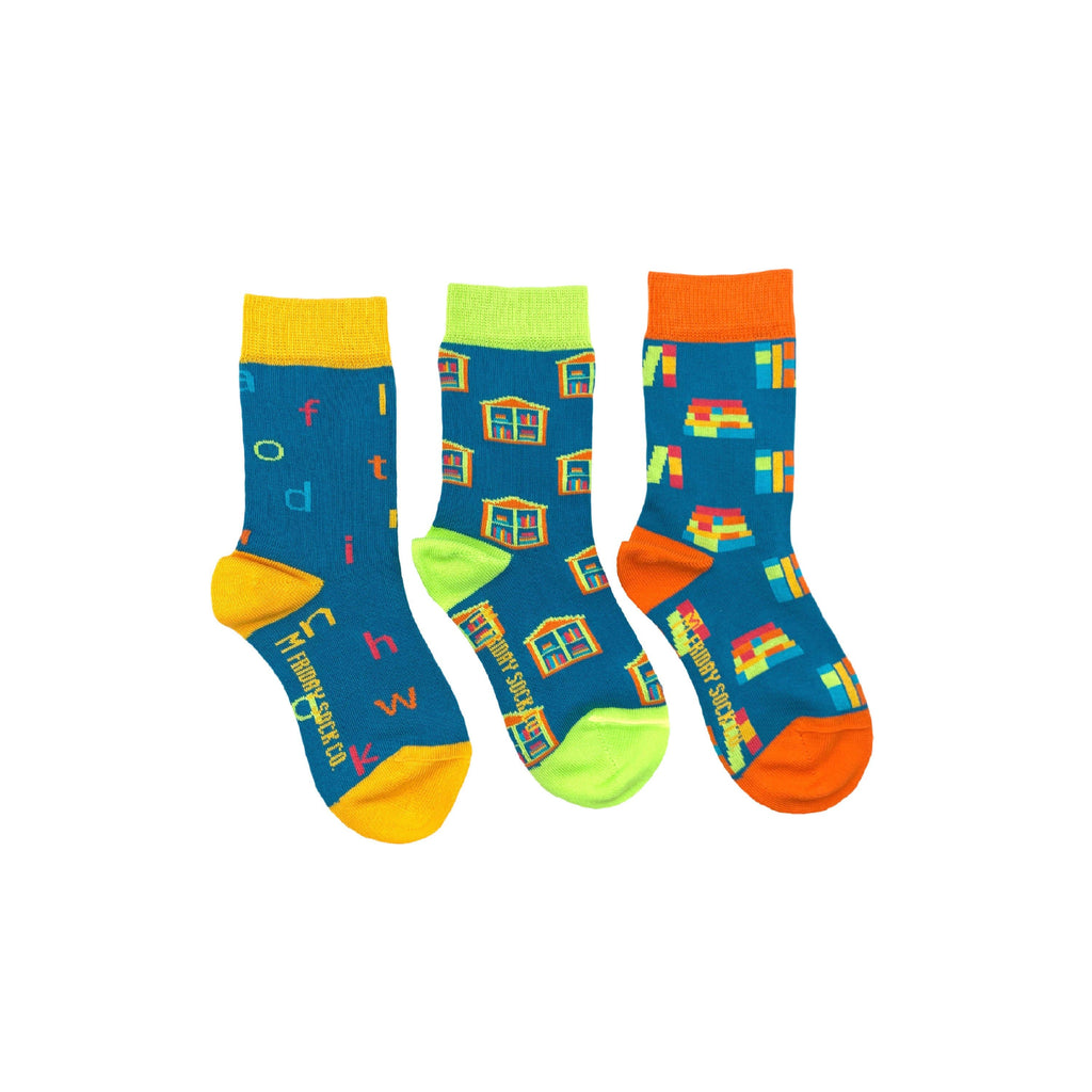 Kid's Calgary Reads x Friday Socks-Kid's Socks-Canada-Friday Sock Co.