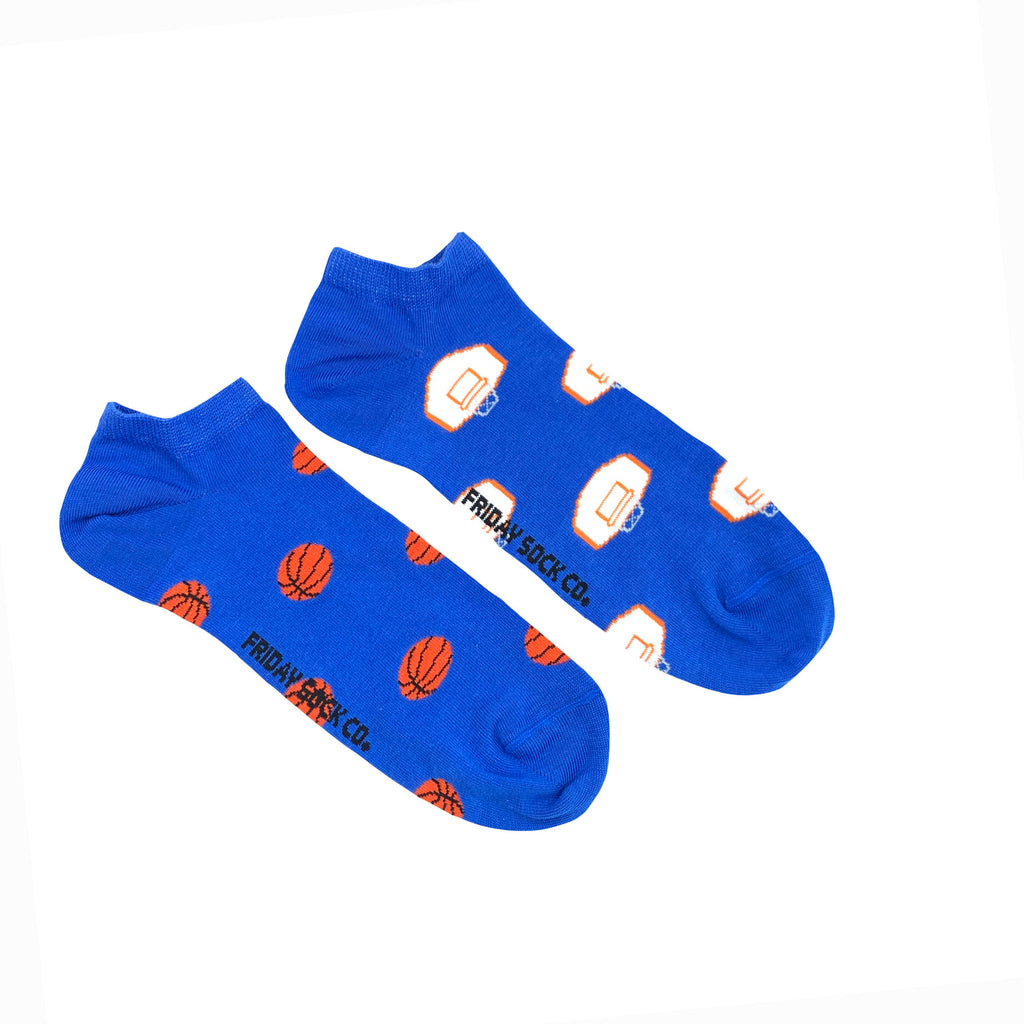 Men's Basketball Net & Basketball Ankle Socks-Men's Ankle Socks-Canada-Friday Sock Co.