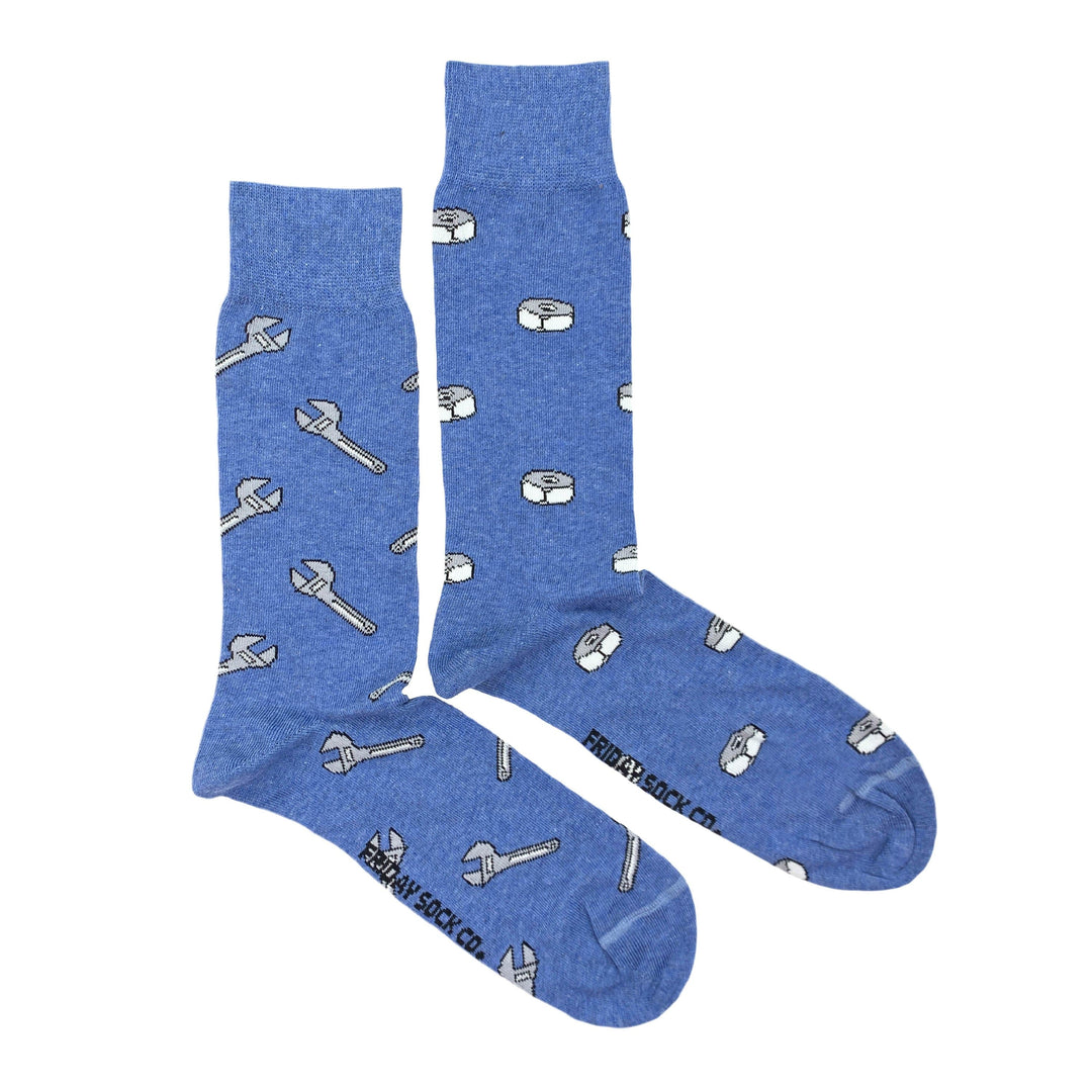 Men's Wrench & Nut Socks-Men's Socks-Canada-Friday Sock Co.