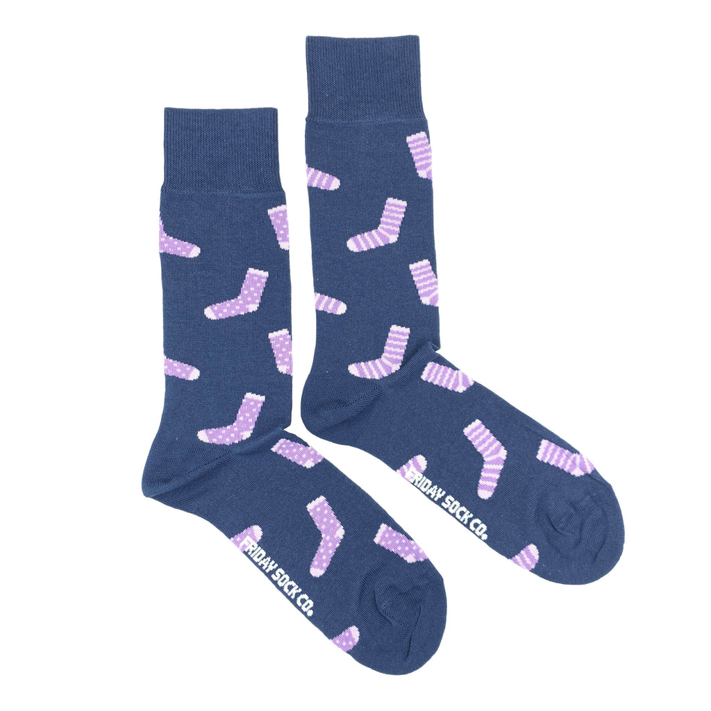 Men's Mismatched Sock Pattern Socks-Canada-Friday Sock Co.