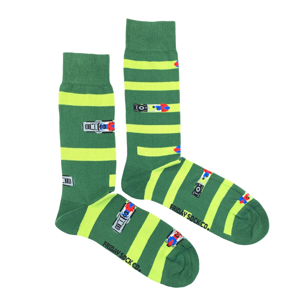 Men's Lawn Mower Mismatched Socks-Canada-Friday Sock Co.