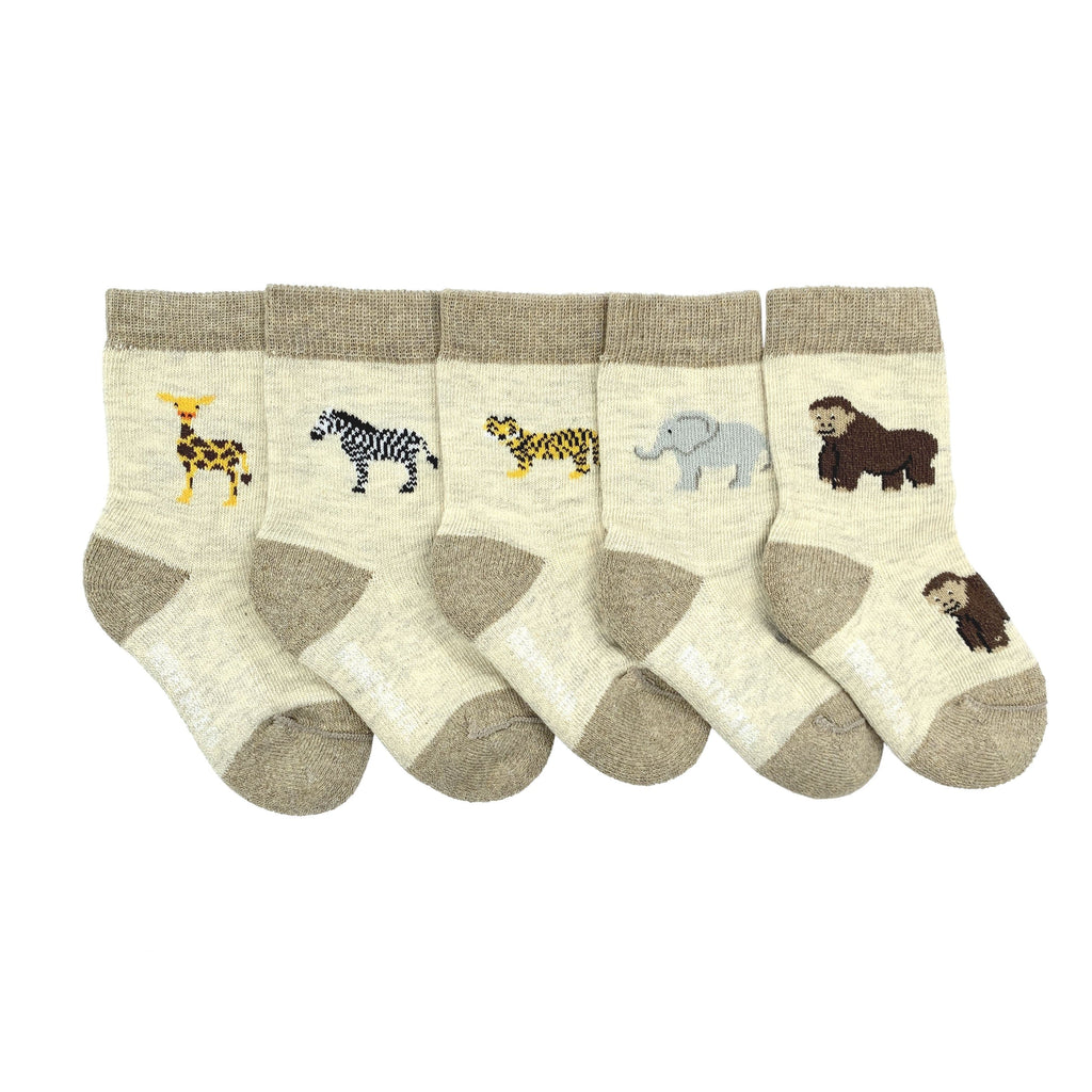 Baby Zoo Socks-Baby Socks-Canada-Friday Sock Co.
