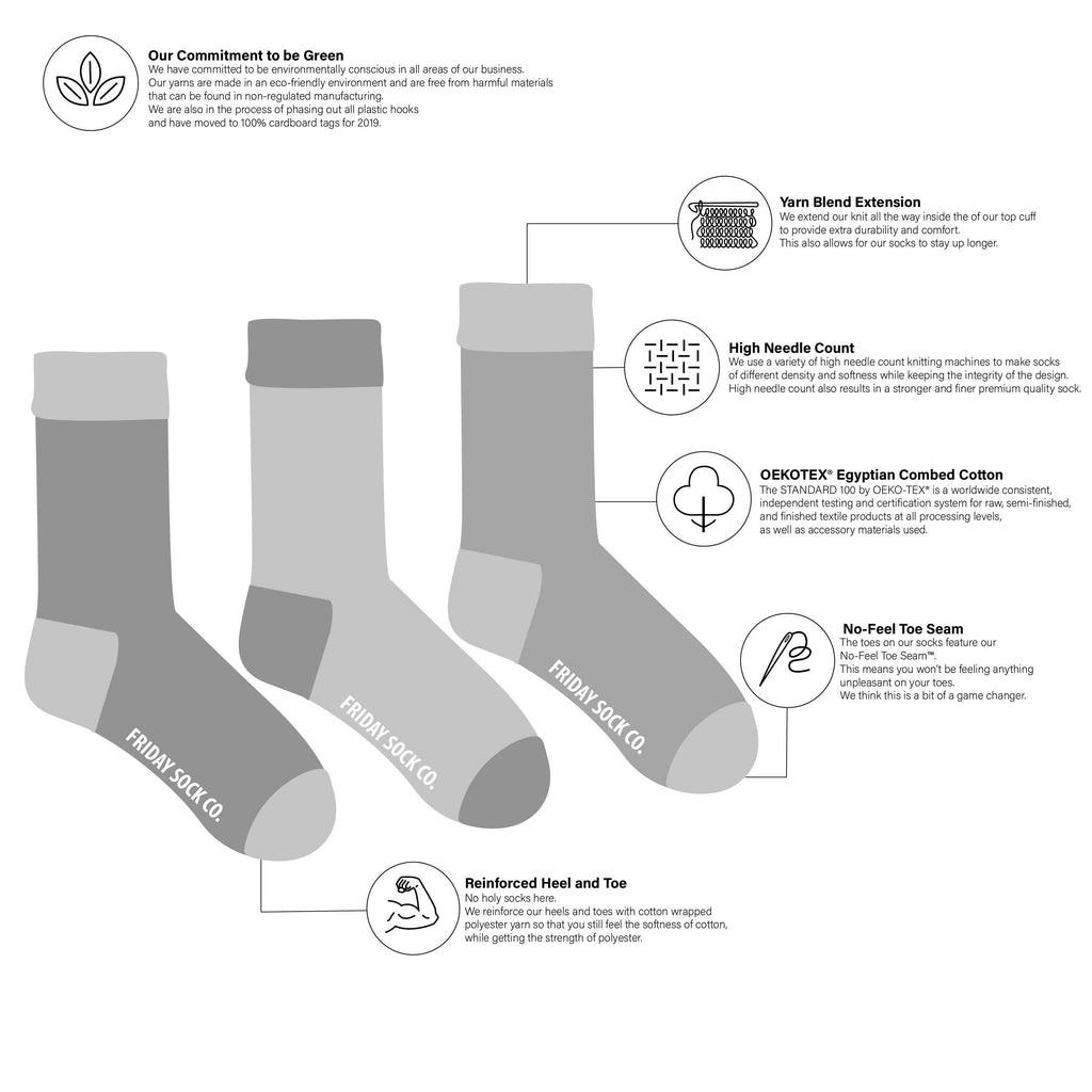 material guide for small socks