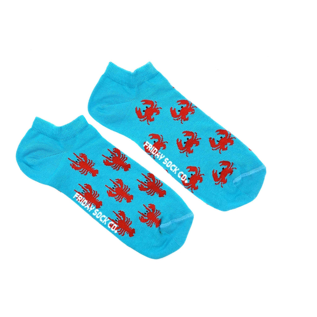 Men's Crab & Lobster Ankle Socks-Men's Ankle Socks-Canada-Friday Sock Co.